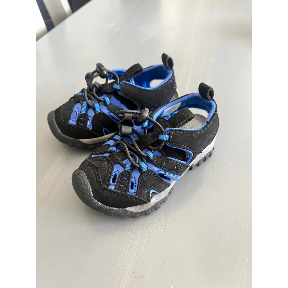 Northside toddler water shoes Burke II size 6 boys blue and black